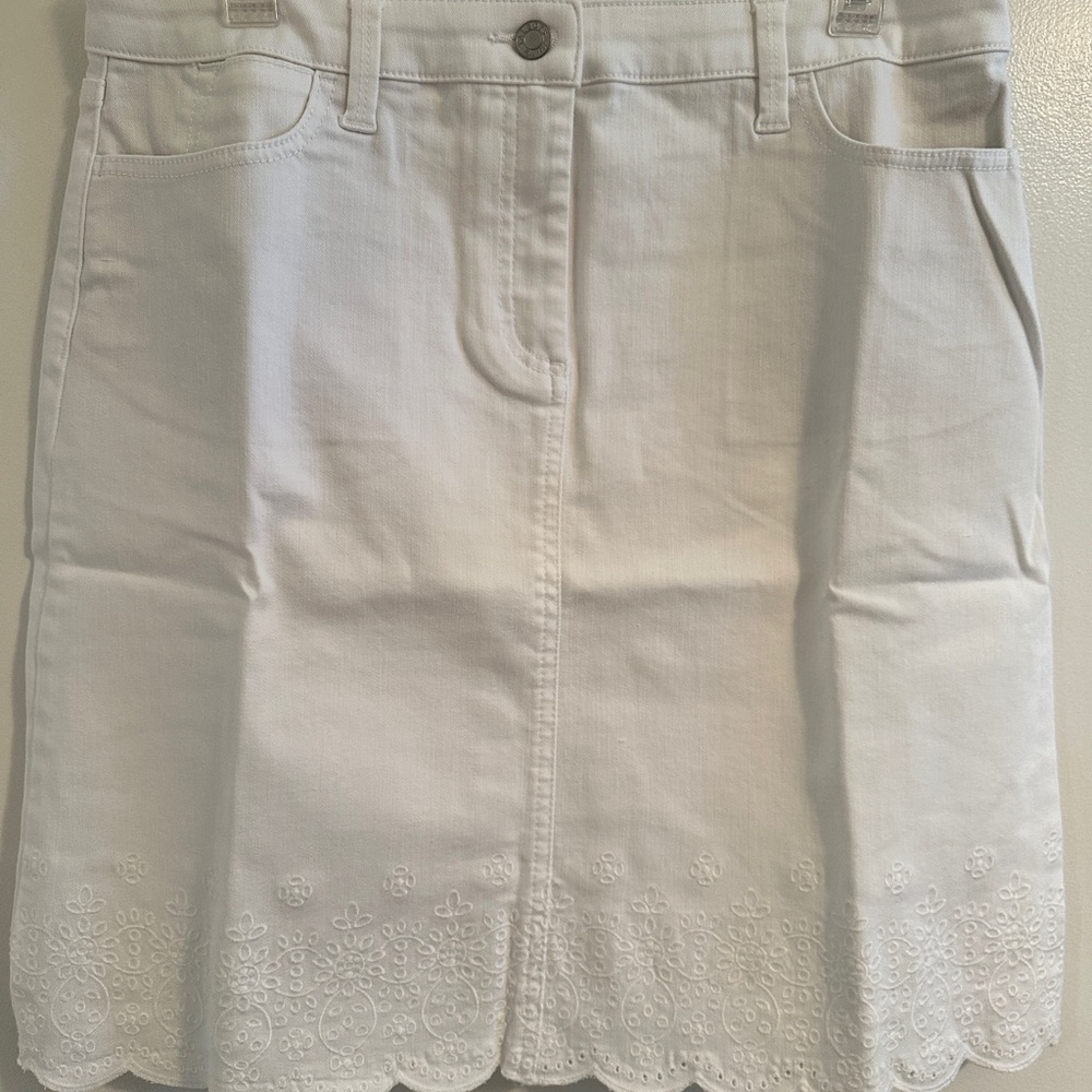 Talbot’s Size 10 White Skirt